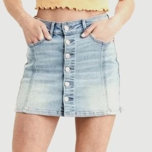 American Eagle Button front mini skirt